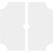 Ekena Millwork Locke Architectural Grade PVC Contemporary Ceiling Medallion, Two Piece, 32"OD x 3"ID x 19"C x 1"P CMP32LE2-03000 - alternate 2